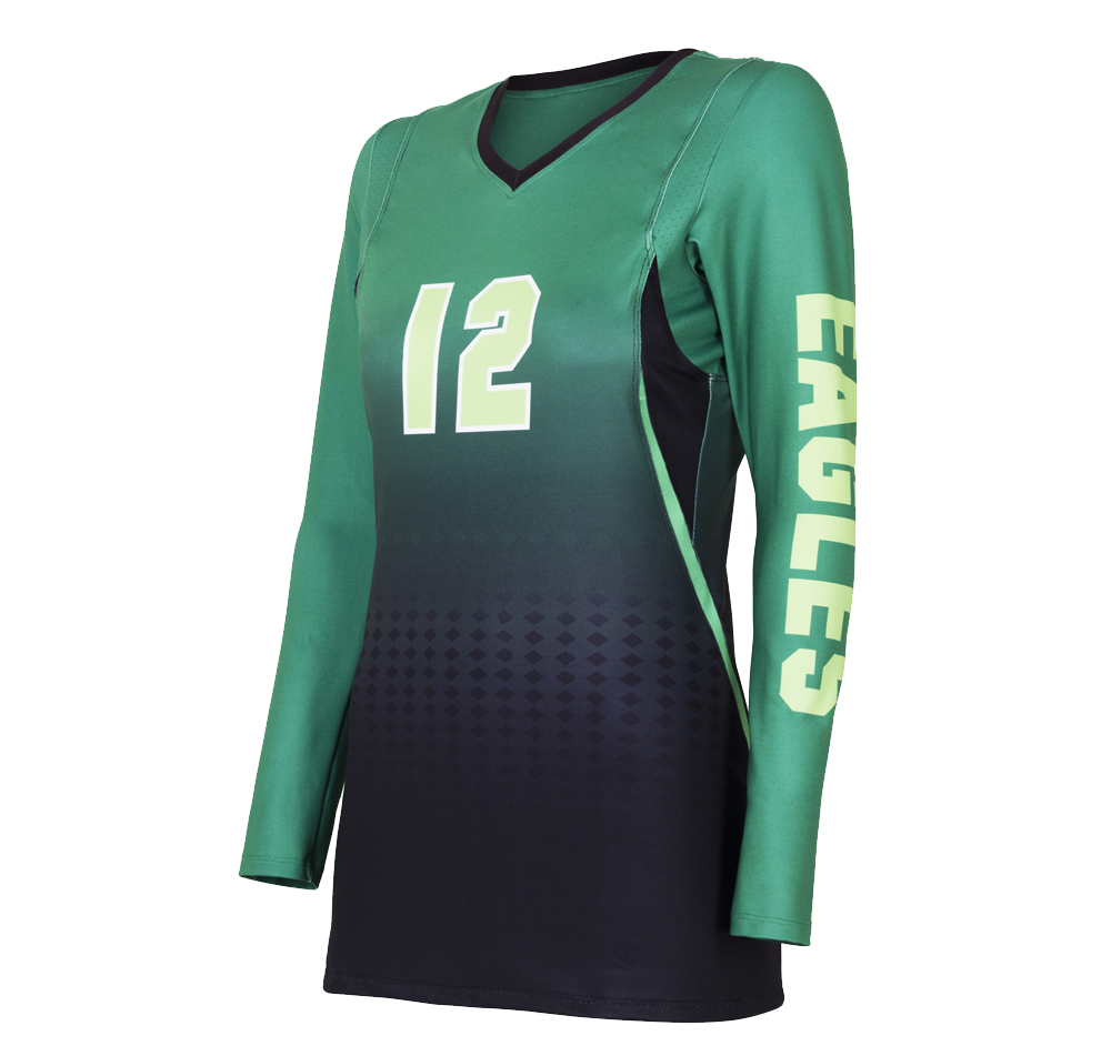 volleyball jersey green - office365answers.com