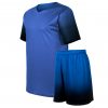 custom blue soccer uniform with gradient