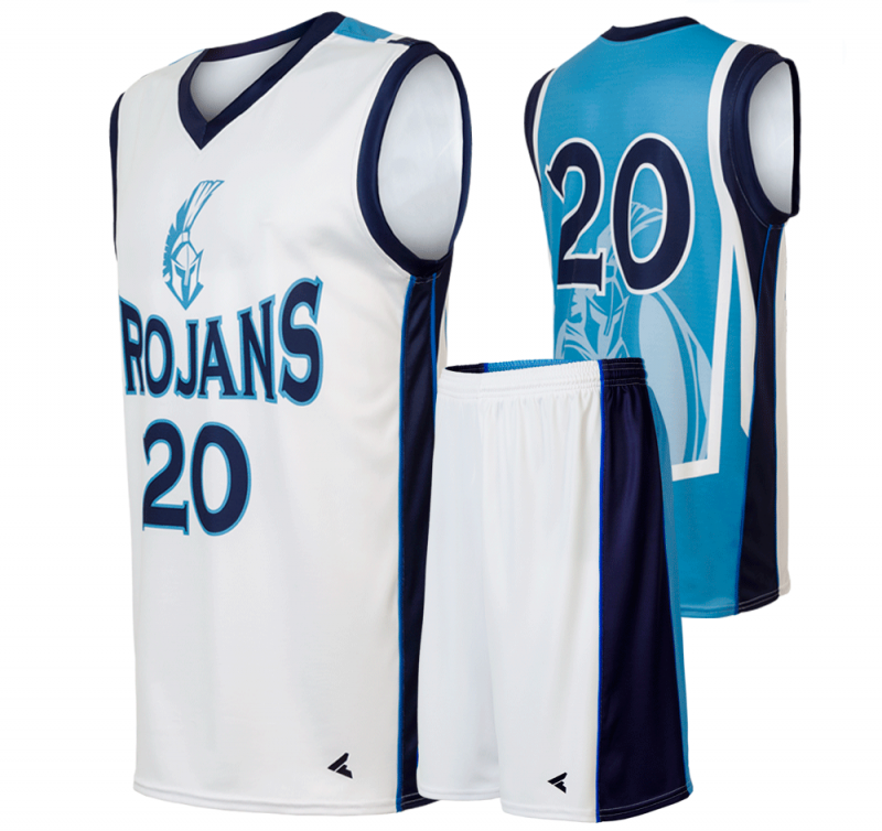 Trojan Basketball Uniform Set