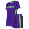 custom purple soccer uniform
