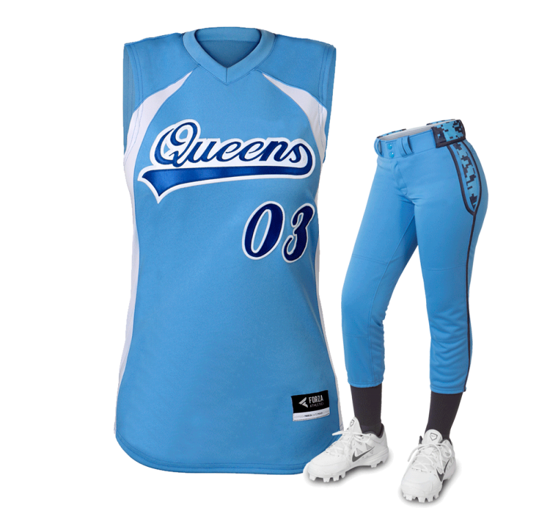 Classic Blue Softball Uniform