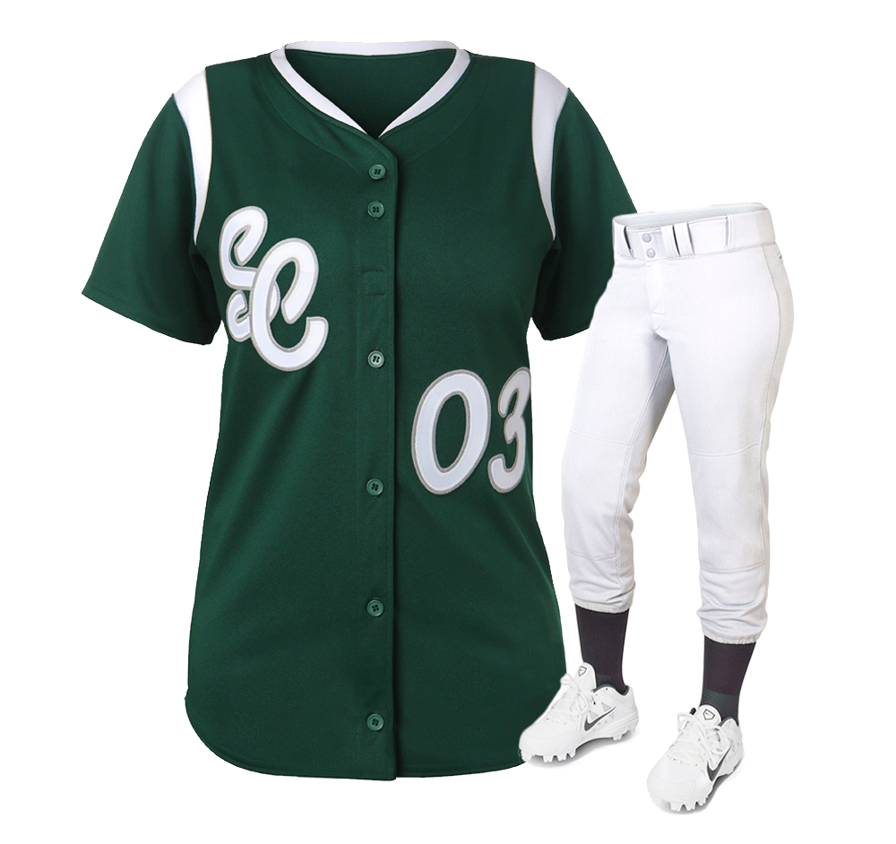 Solid Dark Green Softball/Baseball Pants