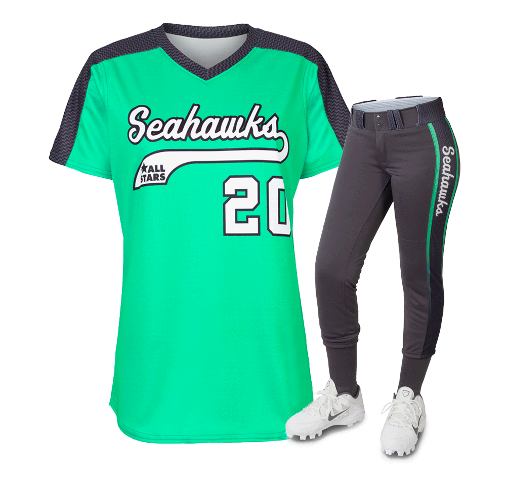 elite softball jersey women - full-dye custom softball uniform