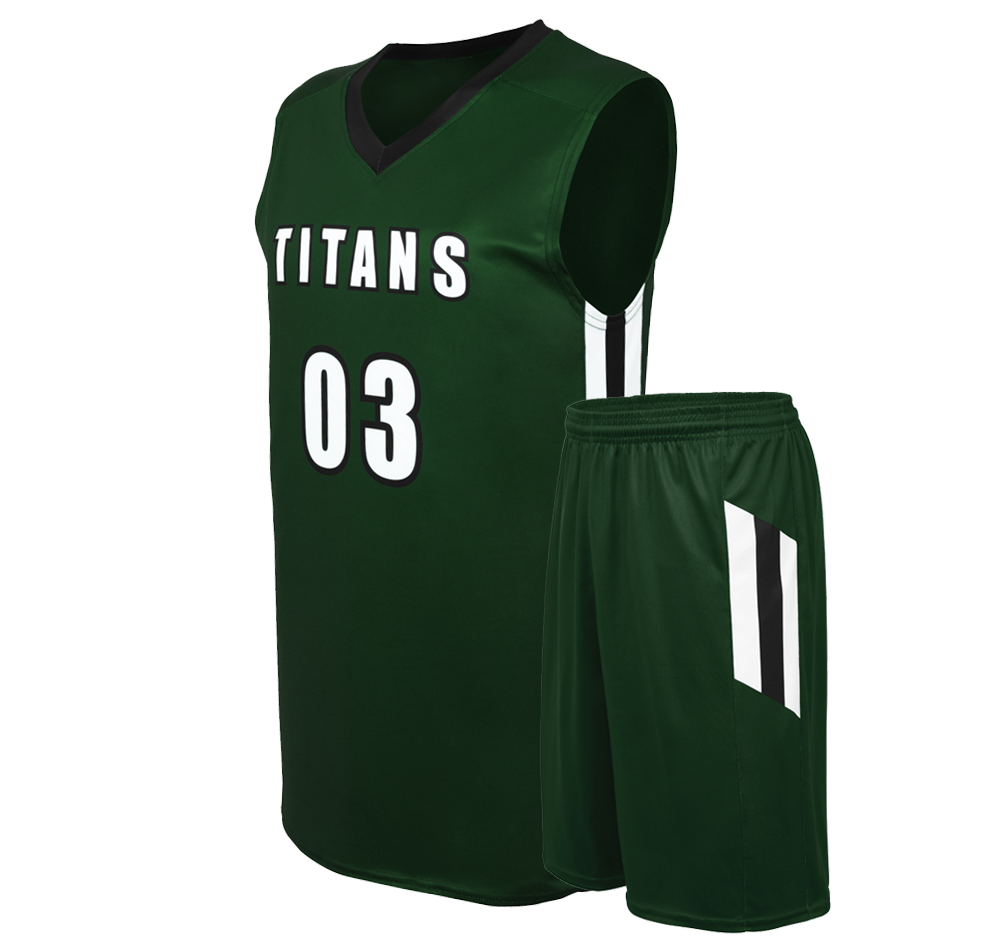 dark green basketball jersey design